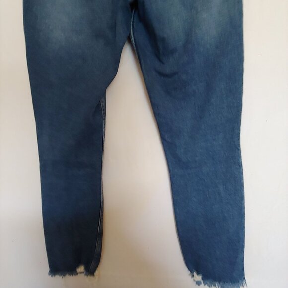 Abercrombie & Fitch exposed zipper Simone high rise slim denim jeans 27 - Picture 9 of 10